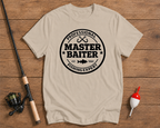 Professional Master Baiter fishing t-shirt in sand beige by Funky Fish Club
