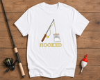 Hooked minimalist fishing shirt in pearl white by Funky Fish Club