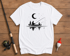 Father and son fishing apparel t-shirt in pearl white by Funky Fish Club